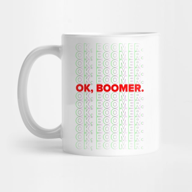 OK Boomer graphic by Vector Deluxe